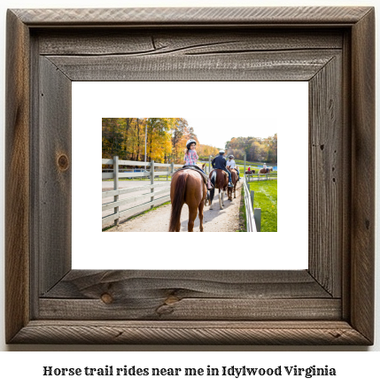 horse trail rides near me in Idylwood, Virginia